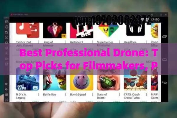 Best Professional Drone: Top Picks for Filmmakers, Photographers & Industry Experts